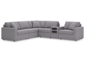 Modmax 6-Piece Sectional with Audio Console