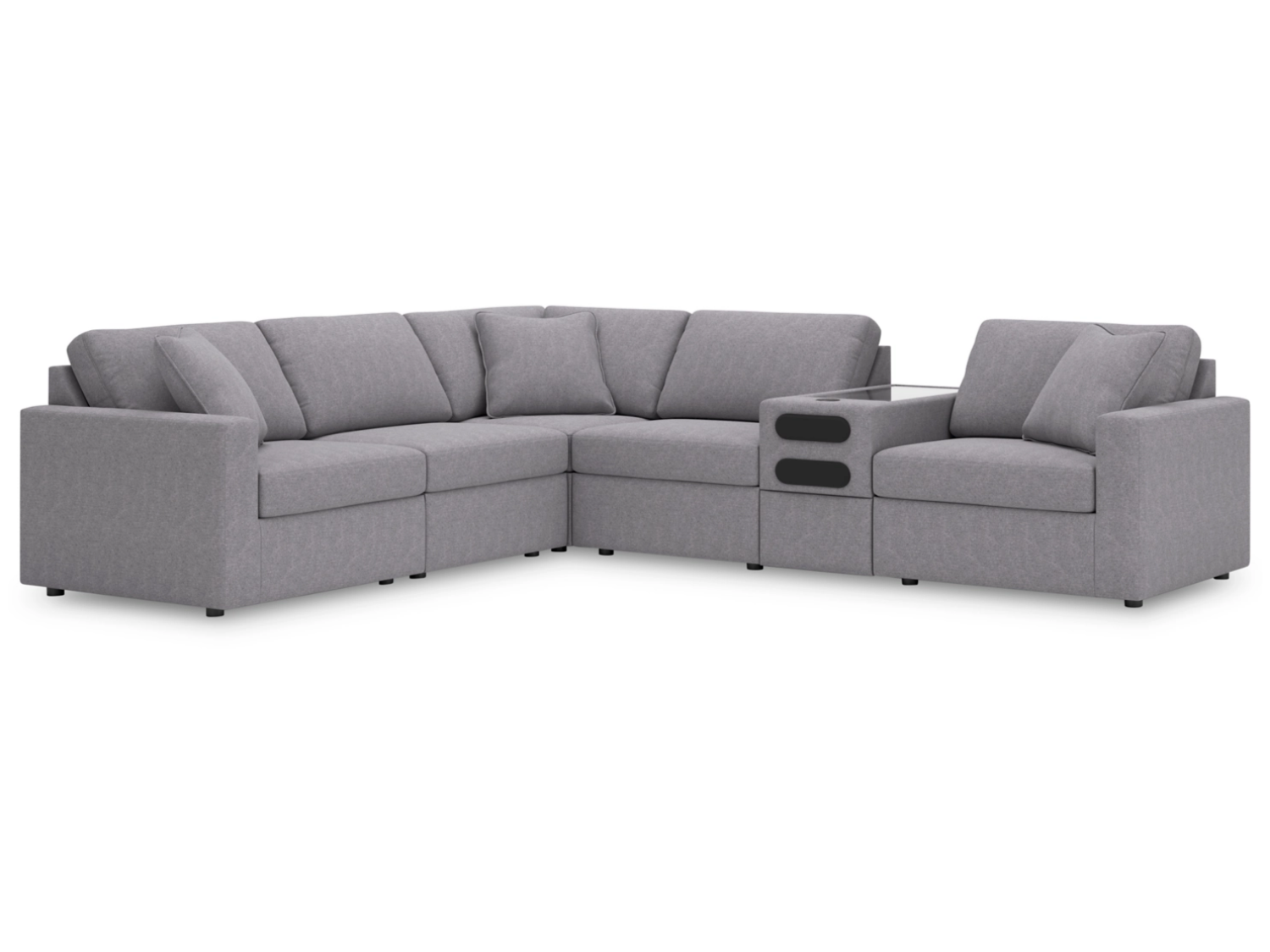 Modmax 6-Piece Sectional with Audio Console