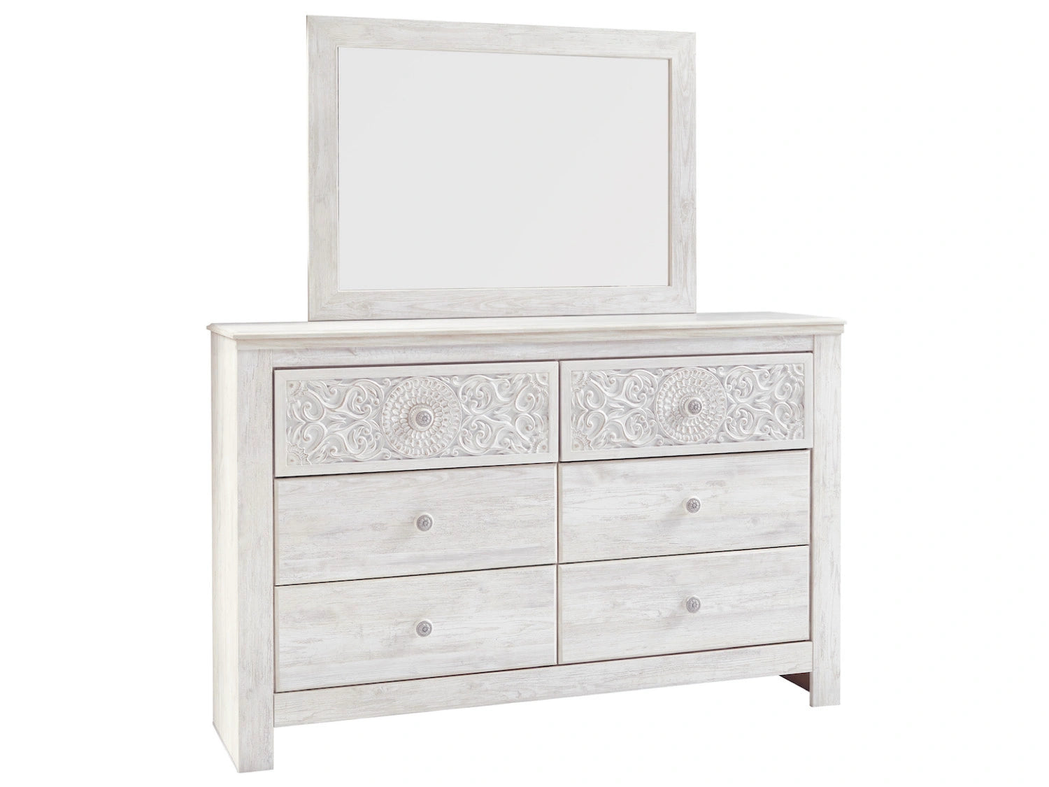 Paxberry White Wash Dresser by Ashley