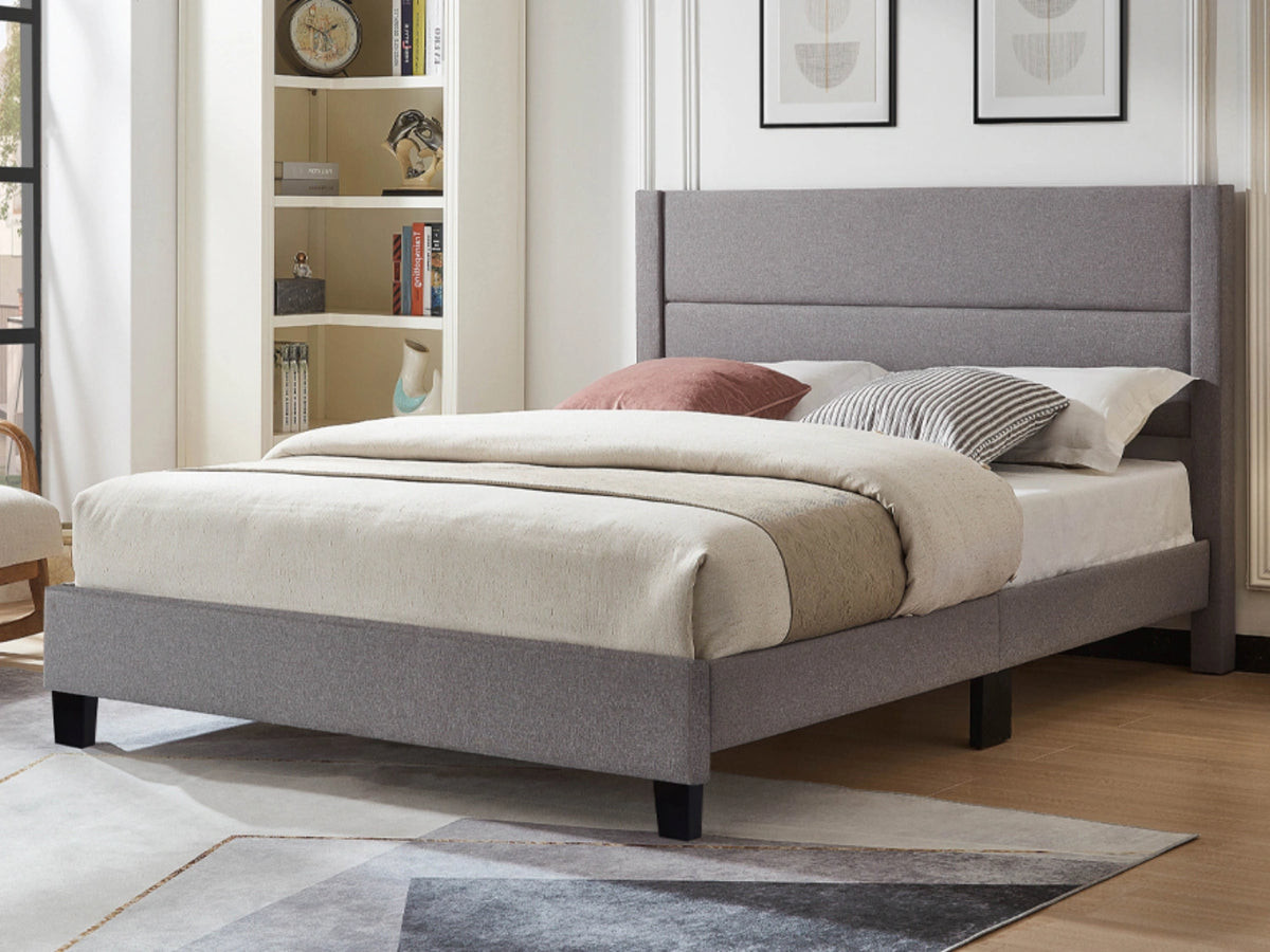 Queen Fabric Upholstered Bed