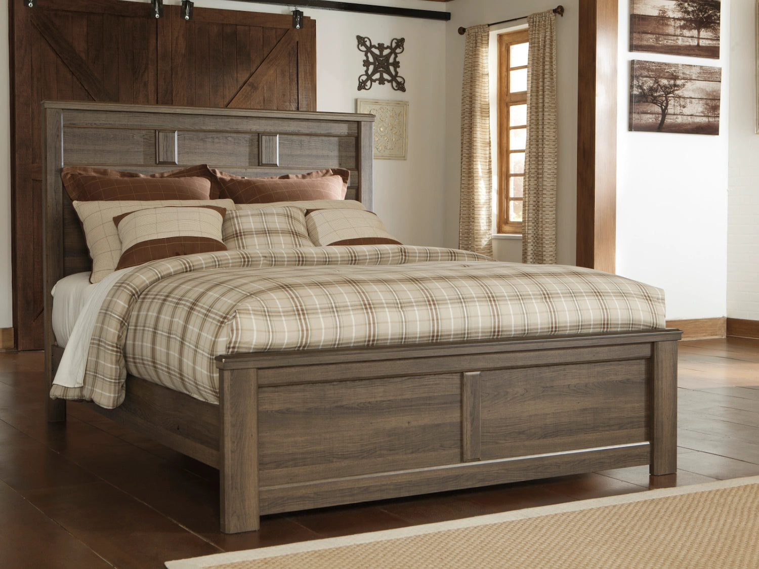 Queen Juararo Panel Bed Only