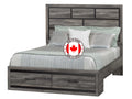 Queen MDF Bed With Storage Only