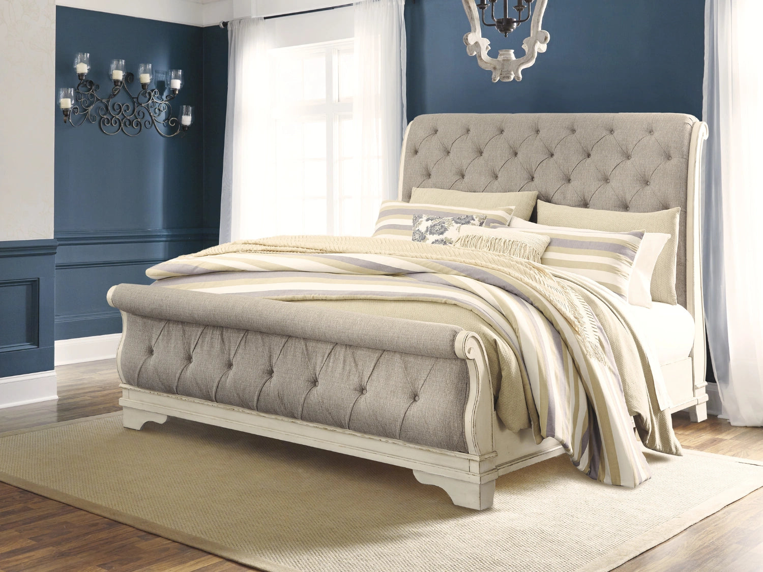 Realyn Queen Sleigh Bed Only By Ashley