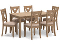 Sanbriar 6 PC Dining Table and Chairs Set by Ashley