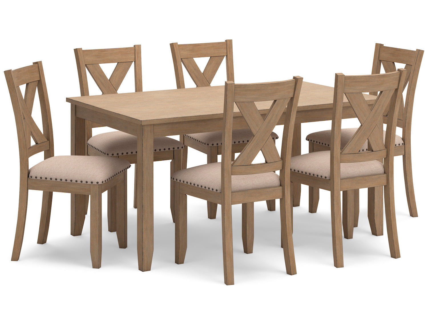 Sanbriar 6 PC Dining Table and Chairs Set by Ashley