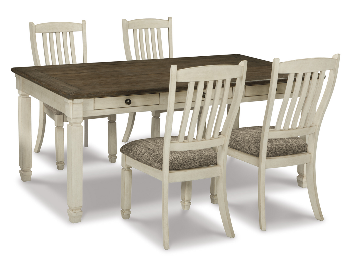 Signature Design by Ashley Bolanburg 5pc Dining Set in Two-Tone Brown