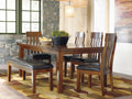 Signature Design by Ashley Ralene Dining Set 5 Pc in Medium Brown
