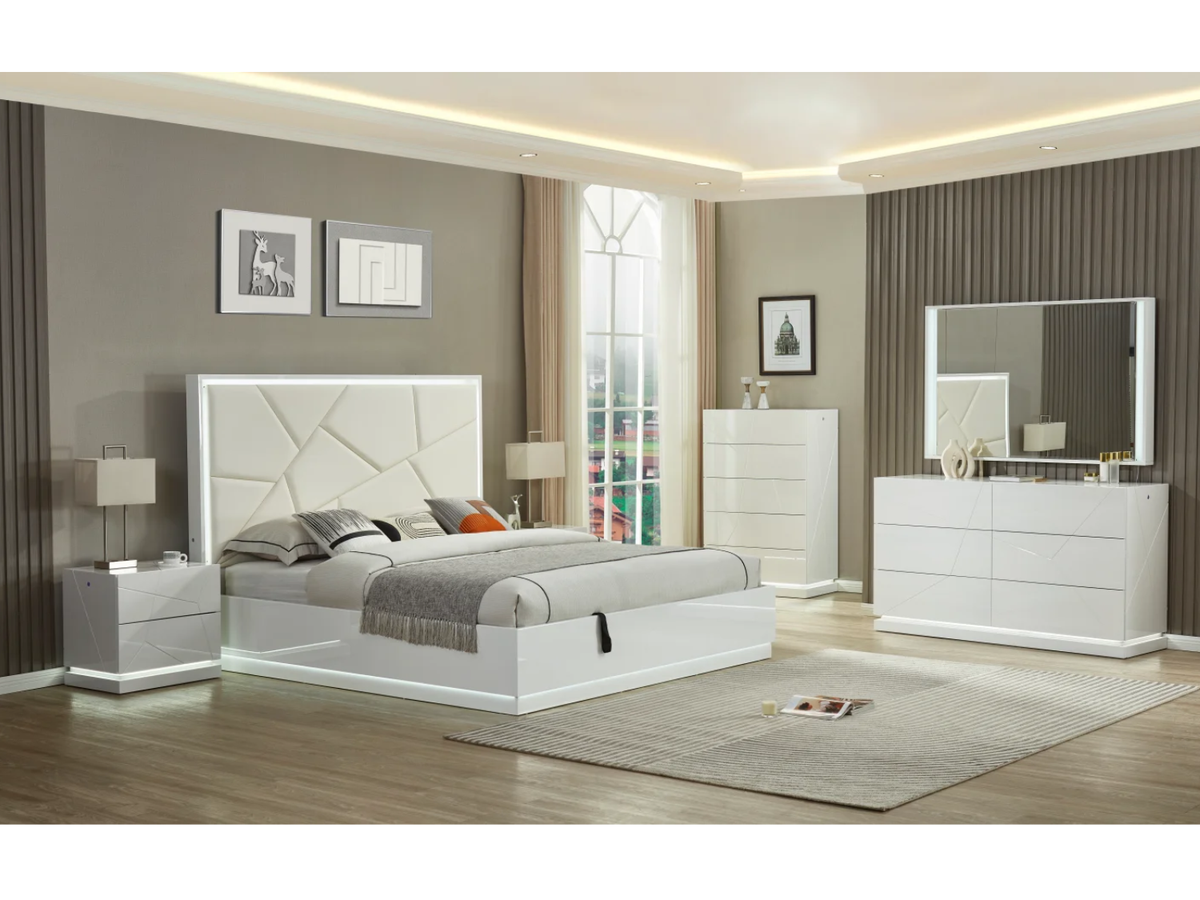 Taylor 6 PC Bedroom Set with Hydraulic Storage