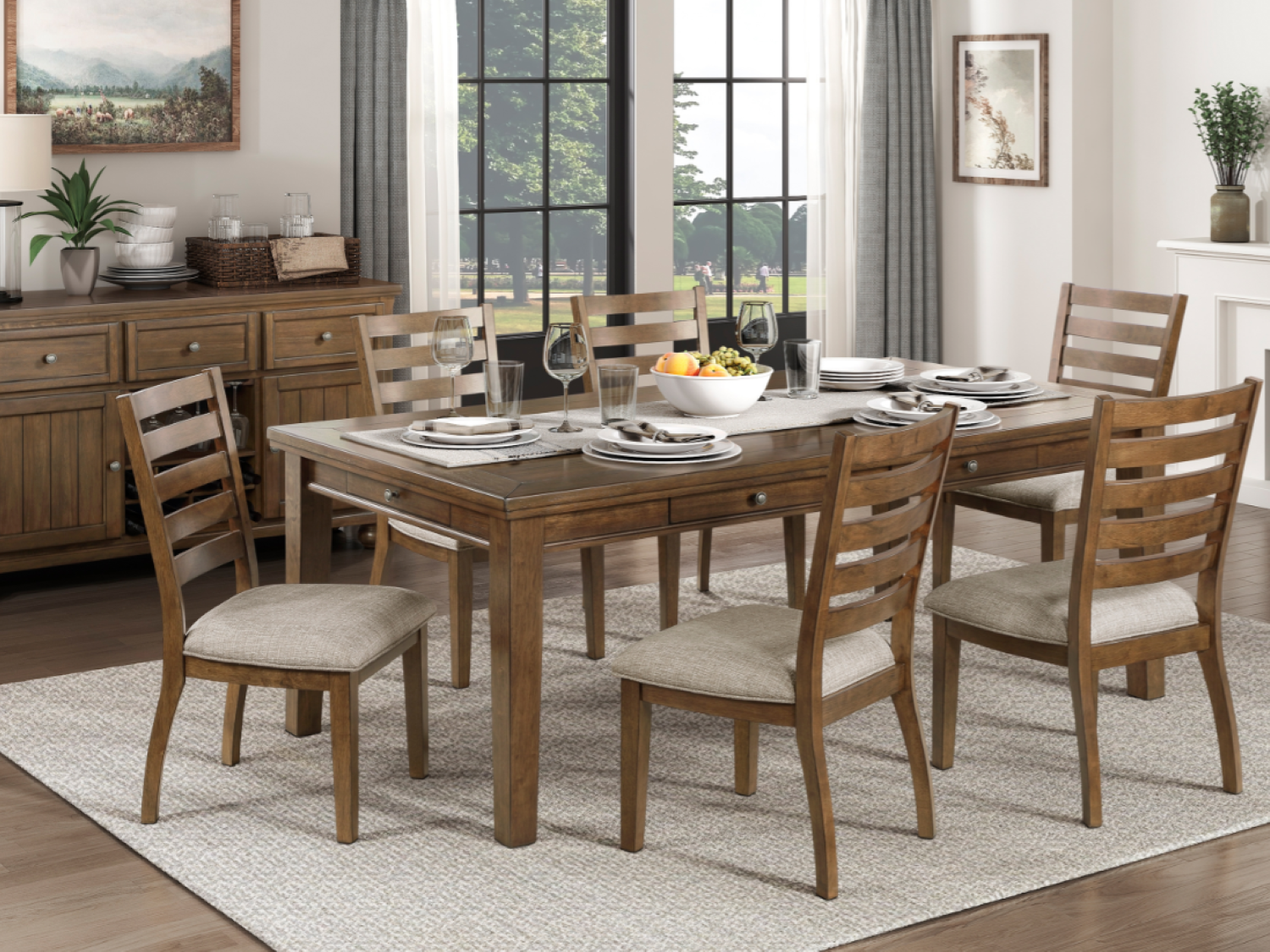 Tigard 7 PC Dining Room Set