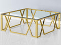 Titan Coffee Table Square With Gold Frame
