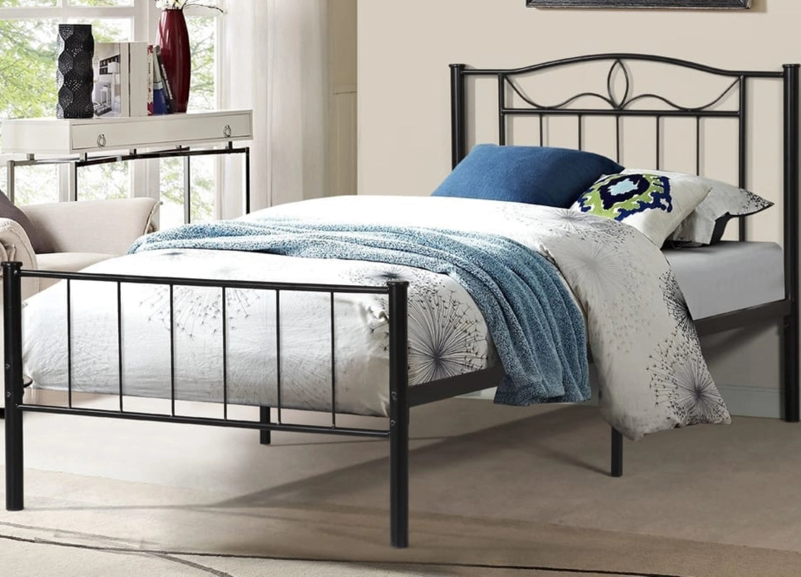 Twin Size Metal Bed