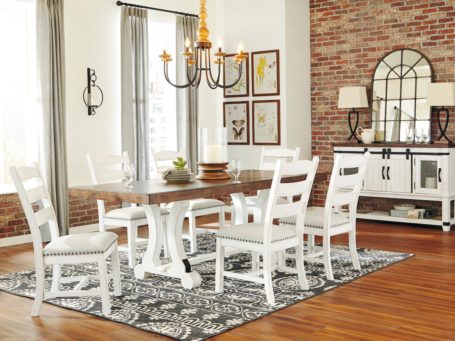 Valebeck 7 PC Dining Set