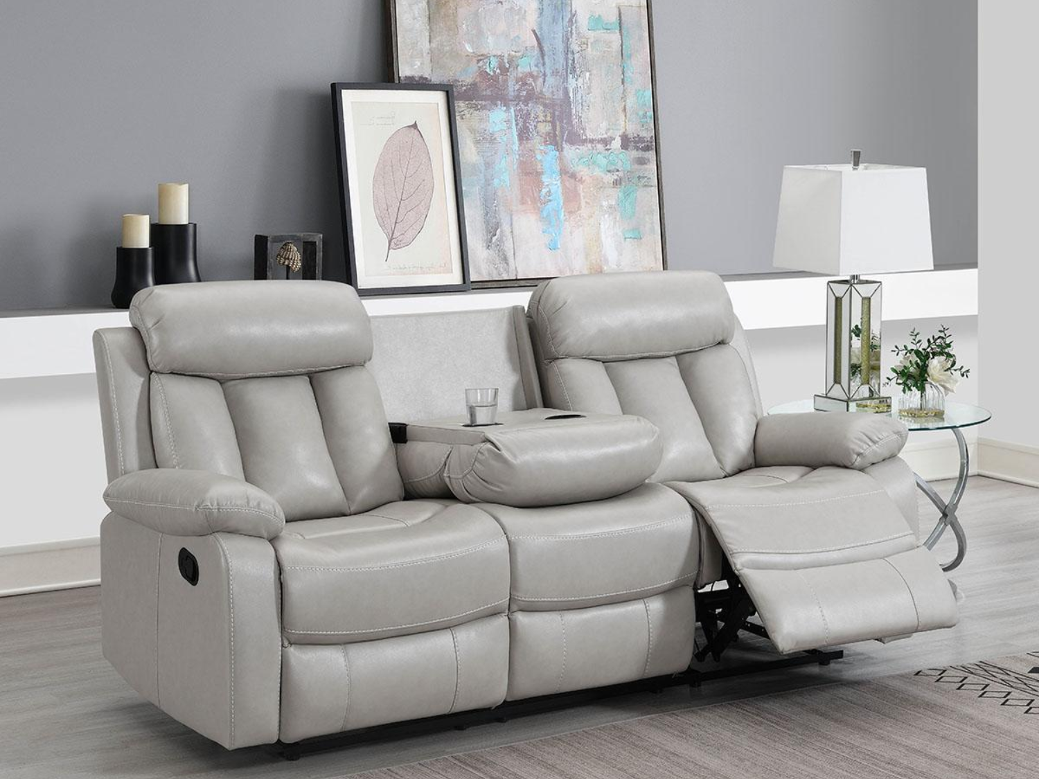 Wellington Reclining Sofa in Beige