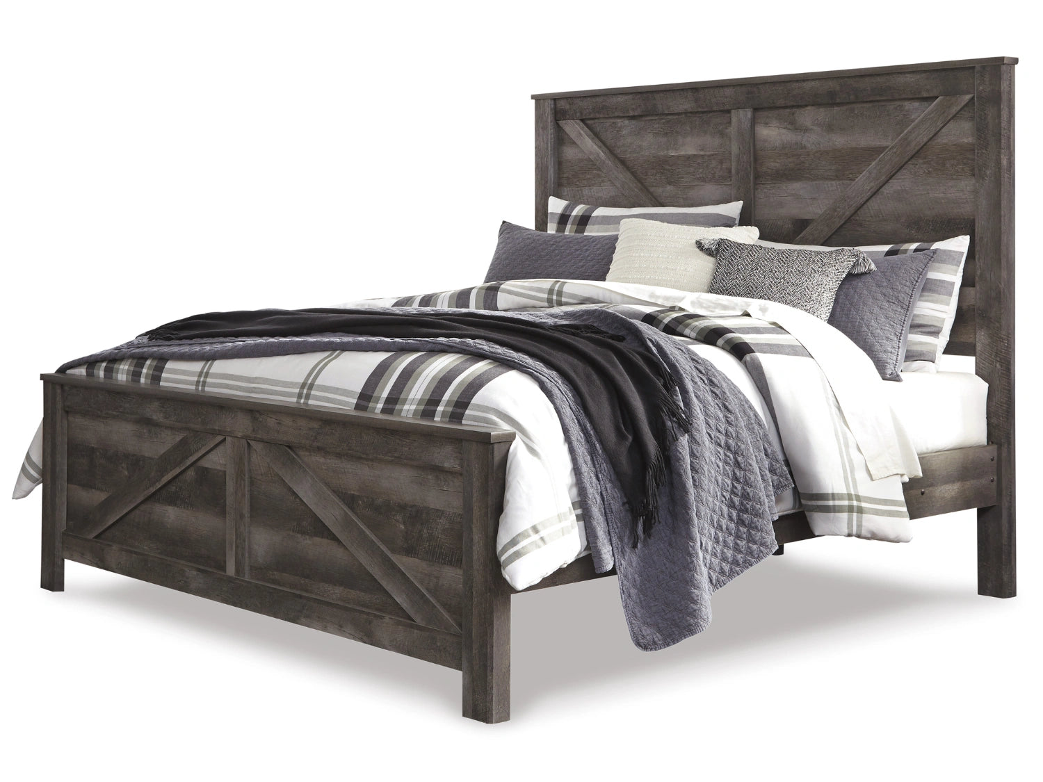 Wynnlow Queen Crossbuck Panel Bed