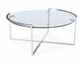 Xcella design Glass Top Porto Round Coffee Table