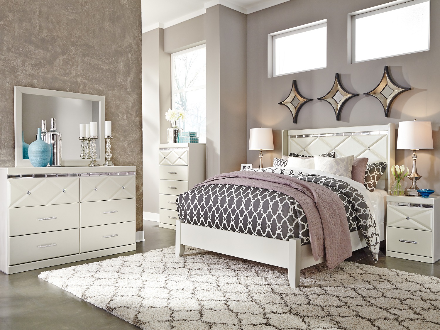 ashley bedroom furniture set queen