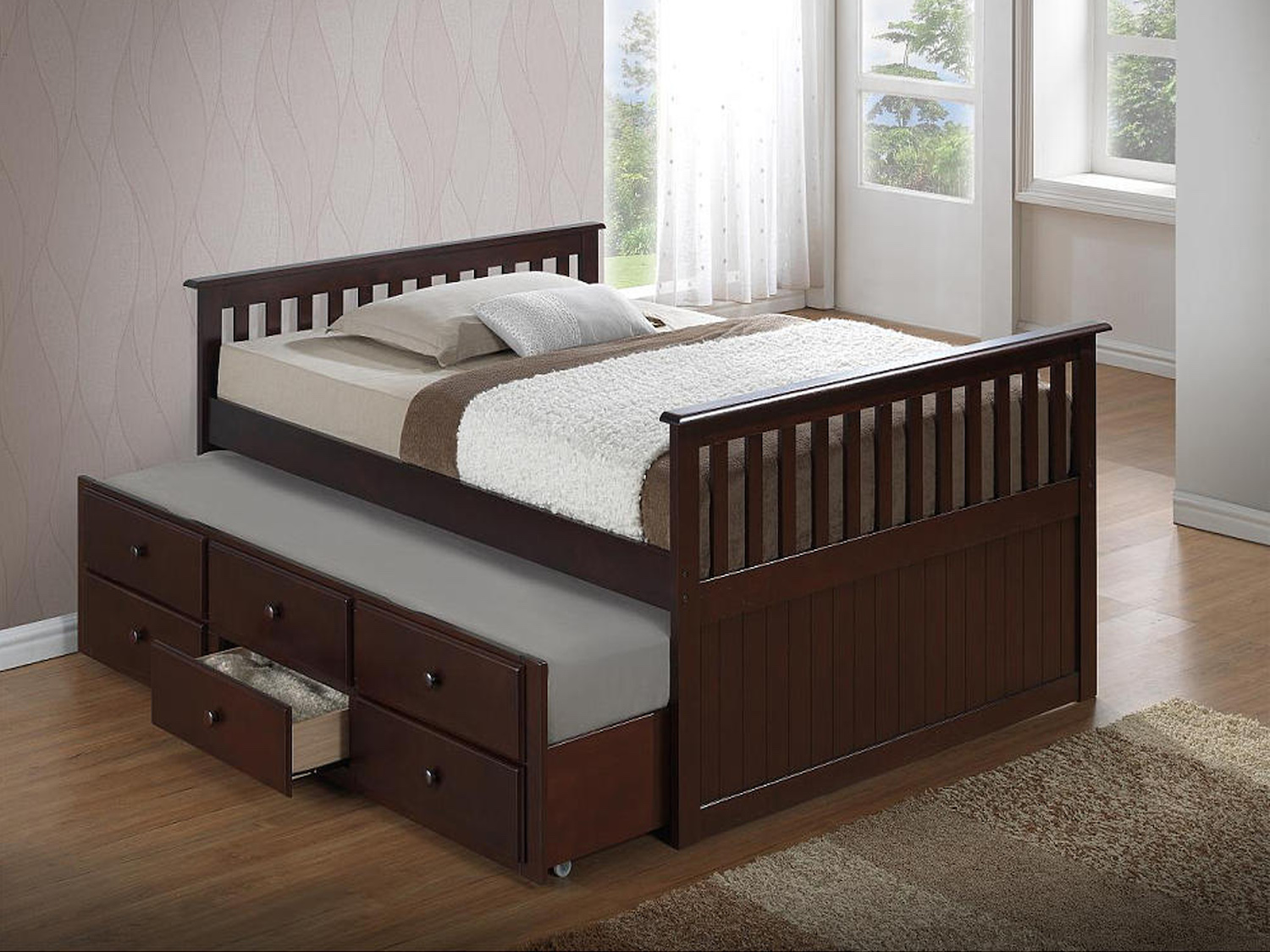 mattress warehouse trundle bed