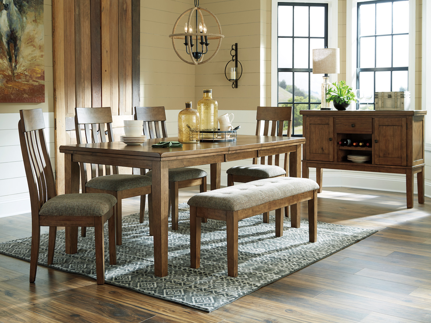 Rooms To Go Square Pedestal Dining Room Set