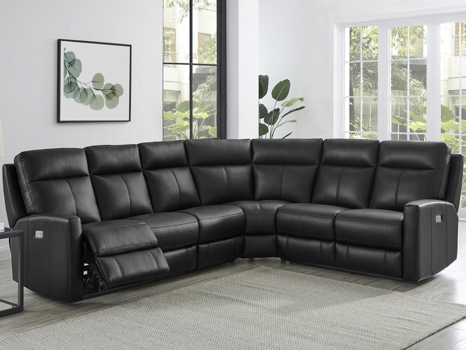 3 pc genuine leather sofa set