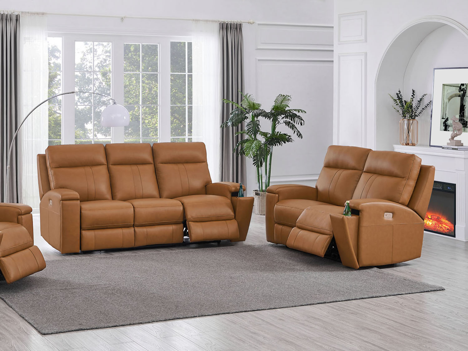 goldie sofa and love seat leather