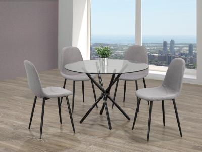 5pc Dinette Set (Table + 4 Chairs) by Midha's Furniture Serving Brampton, Mississauga, Etobicoke, Toronto, Scraborough, Caledon, Cambridge, Oakville, Markham, Ajax, Pickering, Oshawa, Richmondhill, Kitchener, Hamilton and GTA area