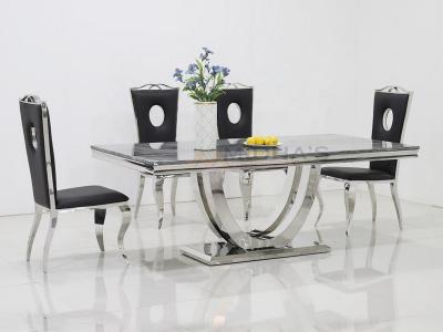 79 Inch Cultured Marble Dining Table Only by Midha's Furniture Serving Brampton, Mississauga, Etobicoke, Toronto, Scraborough, Caledon, Cambridge, Oakville, Markham, Ajax, Pickering, Oshawa, Richmondhill, Kitchener, Hamilton and GTA area