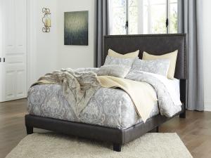 Wide range of Ashley Casual Bedroom set available at a low price. Buy Ashley Dolante Modern Queen Size Fabric Bed at up to 40% Off.