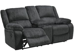 Wide range of Ashley Reclining Sofa available at a low price. Buy Draycoll Reclining Sofa Made of Polyester upholstery Slate color up to 40% Off.