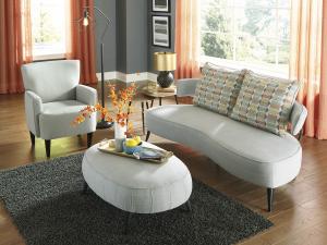 Wide range of Ashley Contemporary Sofa available at a low price. Buy Hollyann Sofa including, 2 back pillows up to 40% Off.