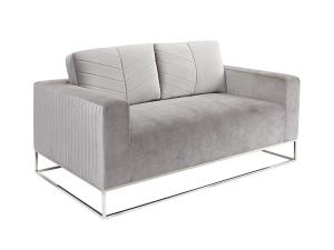 Franklin 3 Seater Sofa- Grey Velvet, GY-SF-8145 E-Grey, Sofa Sets, Franklin 3 Seater Sofa- Grey Velvet from MI-XC