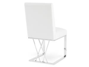 Martini Dining Chair: White Leatherette, martini, Dining Chairs, Martini Dining Chair: White Leatherette from MI-XC