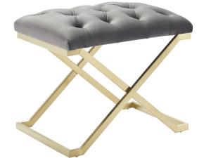 Rada Bench in Ivory/Gold, 401-404IV, Benches & Ottomans, Rada Bench in Ivory/Gold from MI-WW