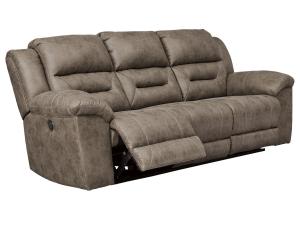 Stoneland Reclining Sofa with Power - Chocolate, 3990487, Recliner Sofa Sets, Stoneland Reclining Sofa with Power - Chocolate from Ashley
