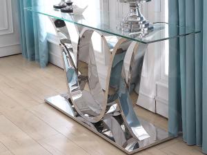 Tempered Glass Console , #960, Console/Accent Tables, Tempered Glass Console  from Midha Furniture